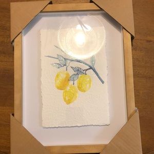 NWT Pier 1 imports lemon wall art